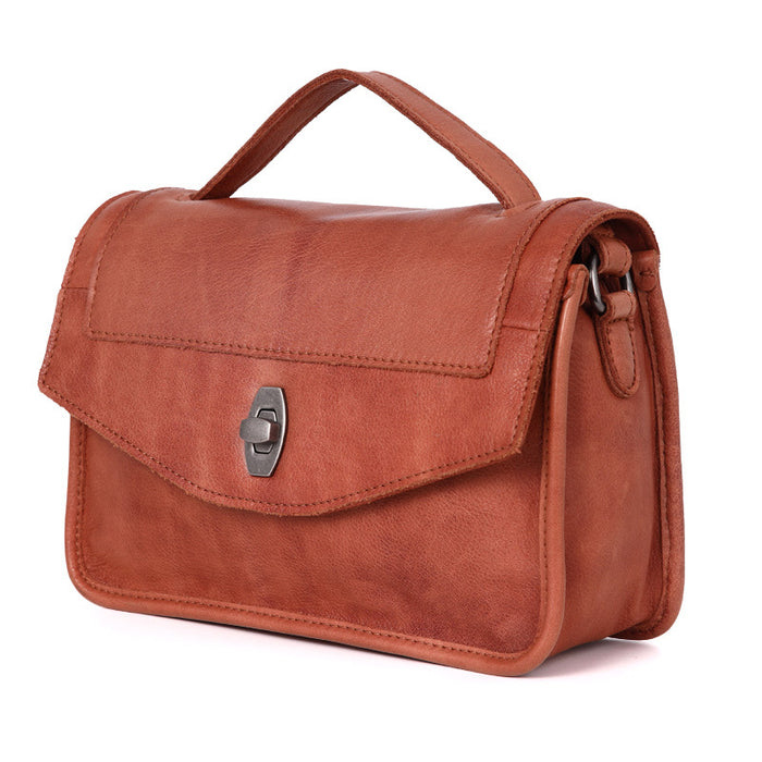 Women’s Genuine Leather Vintage Crossbody Bag, Top Grain Cowhide