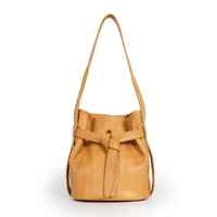 Women’s Full Grain Leather Bucket Bag – Handmade Shoulder & Crossbody Bag