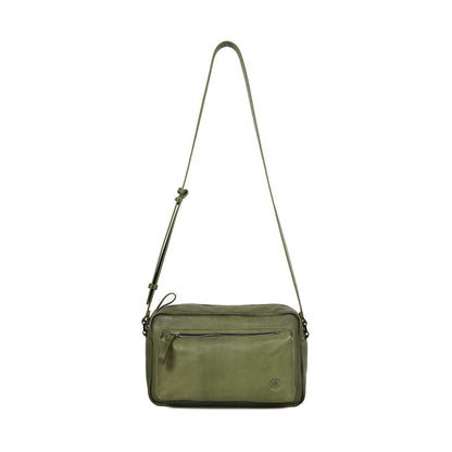 Genuine Leather Box Bag – Women’s Shoulder & Crossbody Bag, Large Capacity