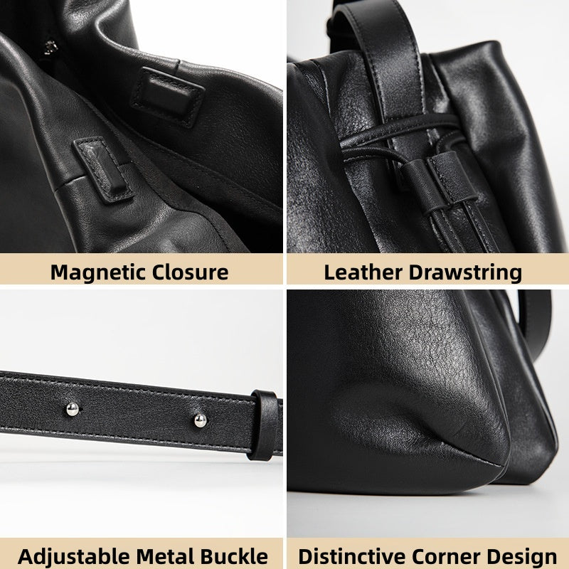 Genuine Leather Cloud Bag – Women’s Shoulder & Crossbody