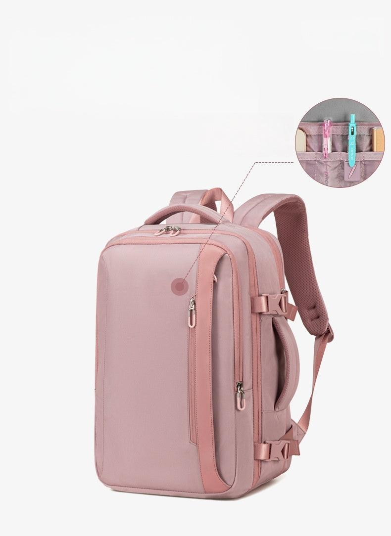 Women’s Large-Capacity Backpack – Laptop Bag for Travel & Work