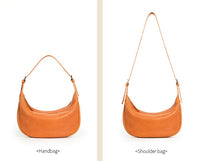 Premium Leather Crescent Bag – Handbag & Shoulder Bag for Women