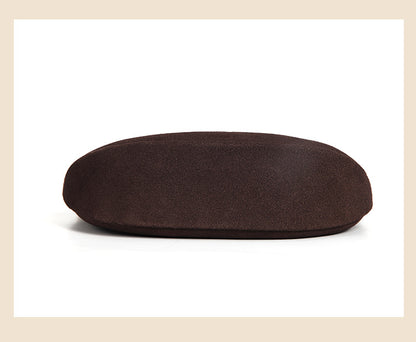 Women’s Suede Crescent Bag – Genuine Leather Shoulder & Crossbody