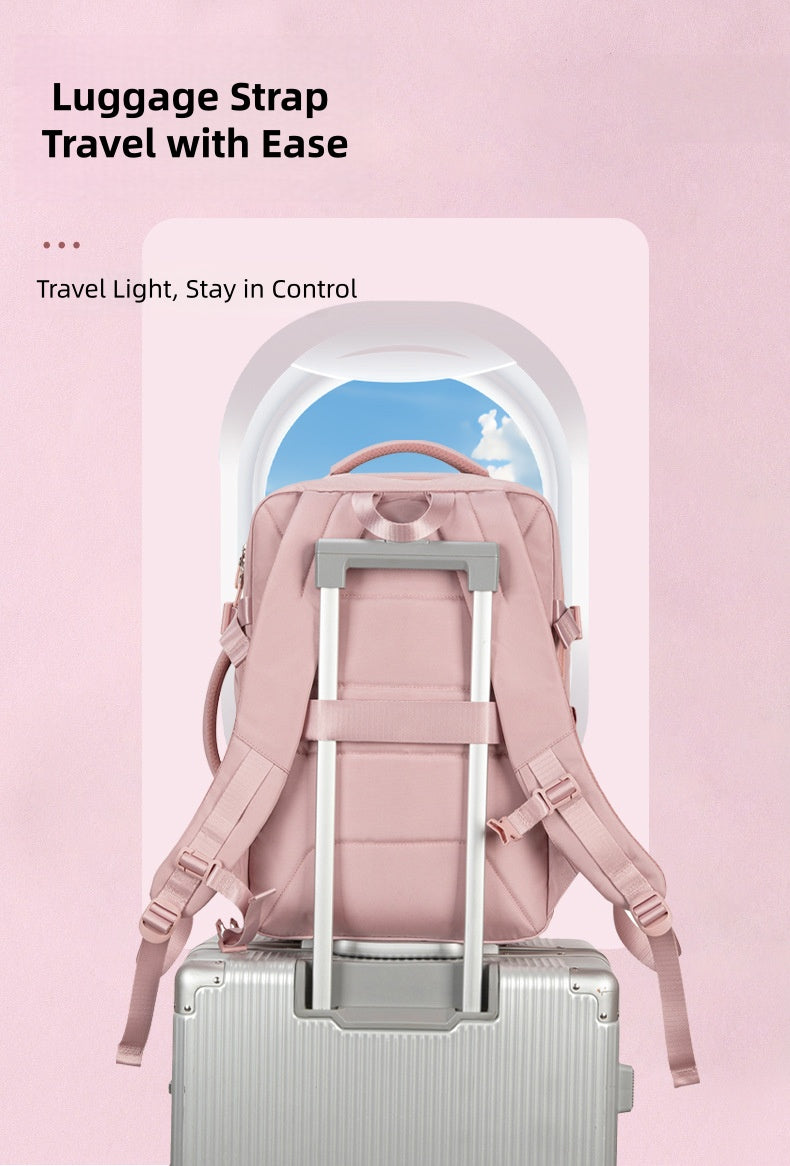 Women’s Large-Capacity Backpack – Laptop Bag for Travel & Work