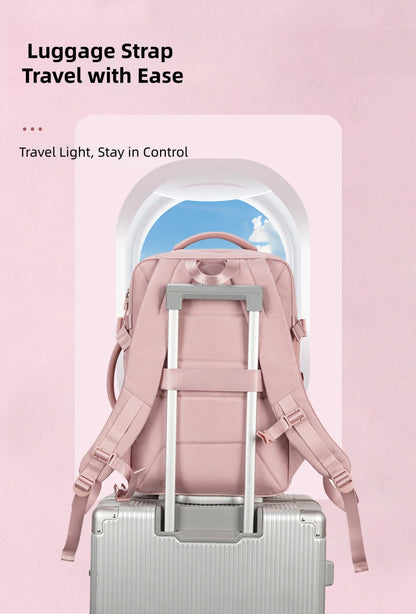 Women’s Large-Capacity Backpack – Laptop Bag for Travel & Work