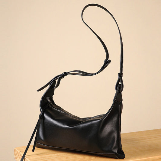 Women’s Soft Leather Tote – Shoulder & Crossbody Bag, 2026