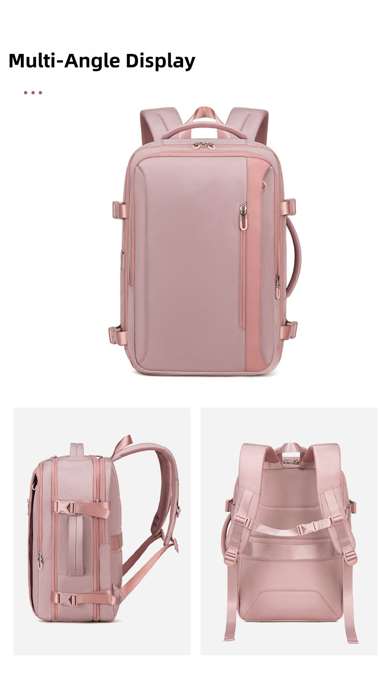 Women’s Large-Capacity Backpack – Laptop Bag for Travel & Work