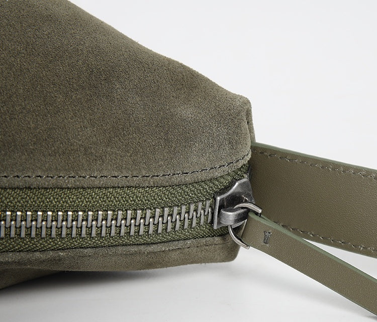 Winter Premium Leather Crescent Bag – Handbag & Crossbody for Women