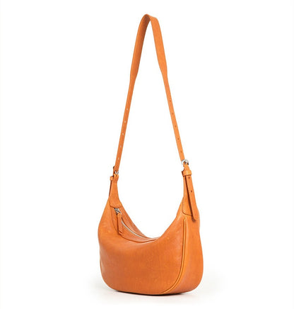 Premium Leather Crescent Bag – Handbag & Shoulder Bag for Women