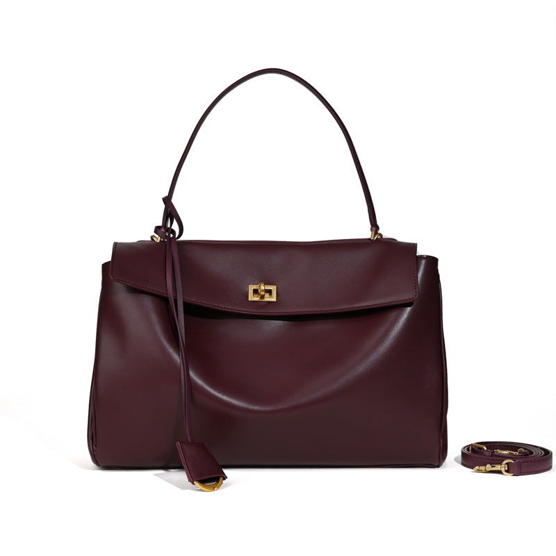 Women’s Leather Mini Handbag – Top Handle & Crossbody