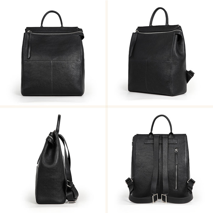 Women’s Full-Grain Leather Backpack – Genuine Leather Handbag