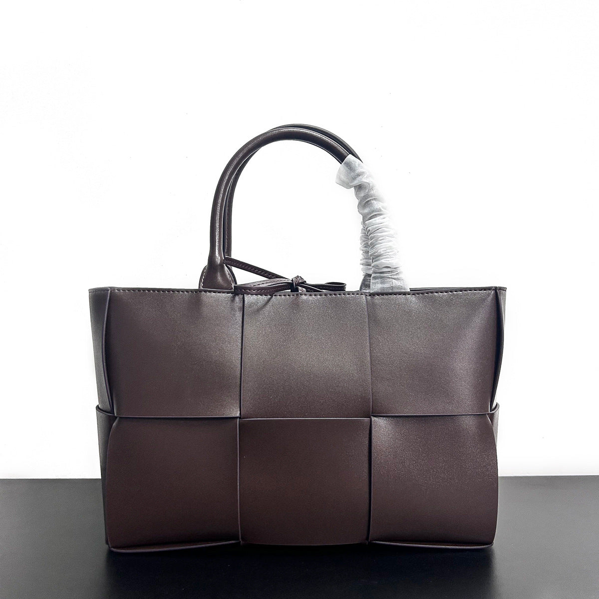 Women’s Woven Leather Tote Bag – Large Handbag Shoulder & Crossbody