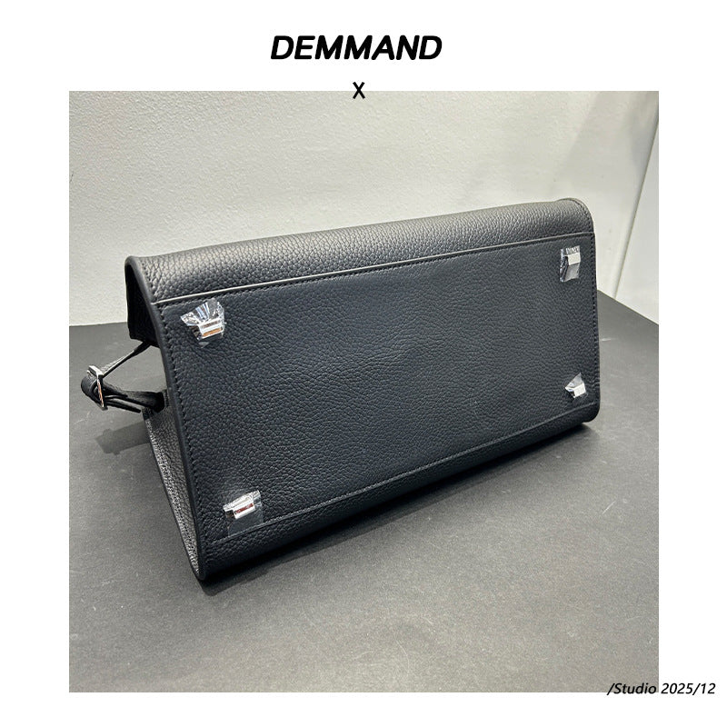 Women’s Lychee Grain Leather Tote – Large Handbag & Bucket Bag