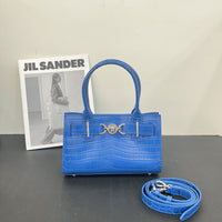 Women’s Crocodile Leather Top Handle Bag – Luxury Crossbody Purse