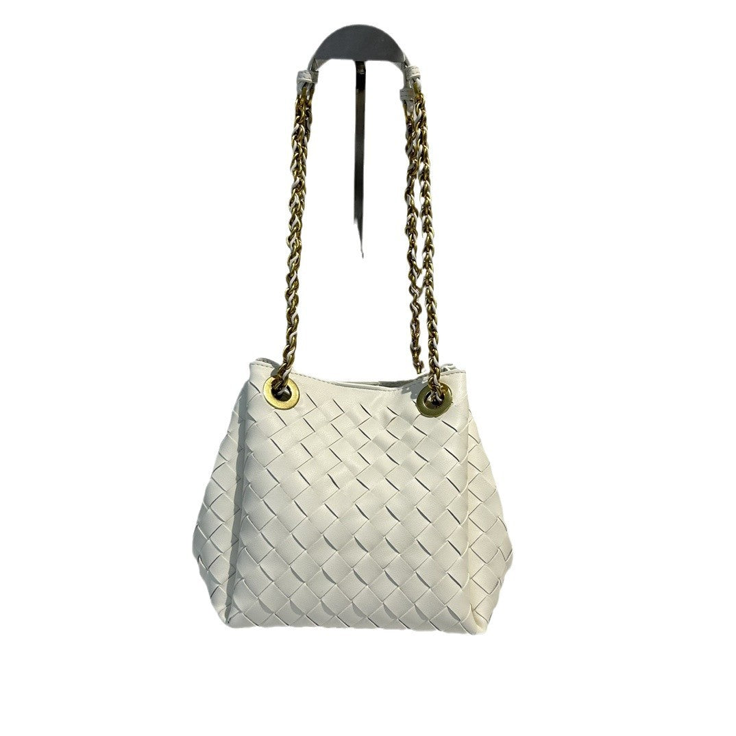 Women’s Handwoven Leather Chain Bag – Parachute Crossbody & Shoulder