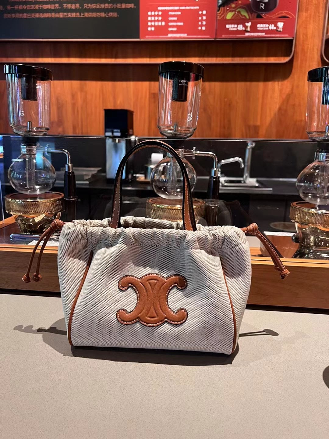 Vintage Cowhide Arch Tote Bag Women Shoulder Handbag Crossbody