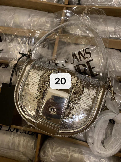 Women’s Genuine Leather Square Crossbody Bag – Minimalist Shoulder Handbag