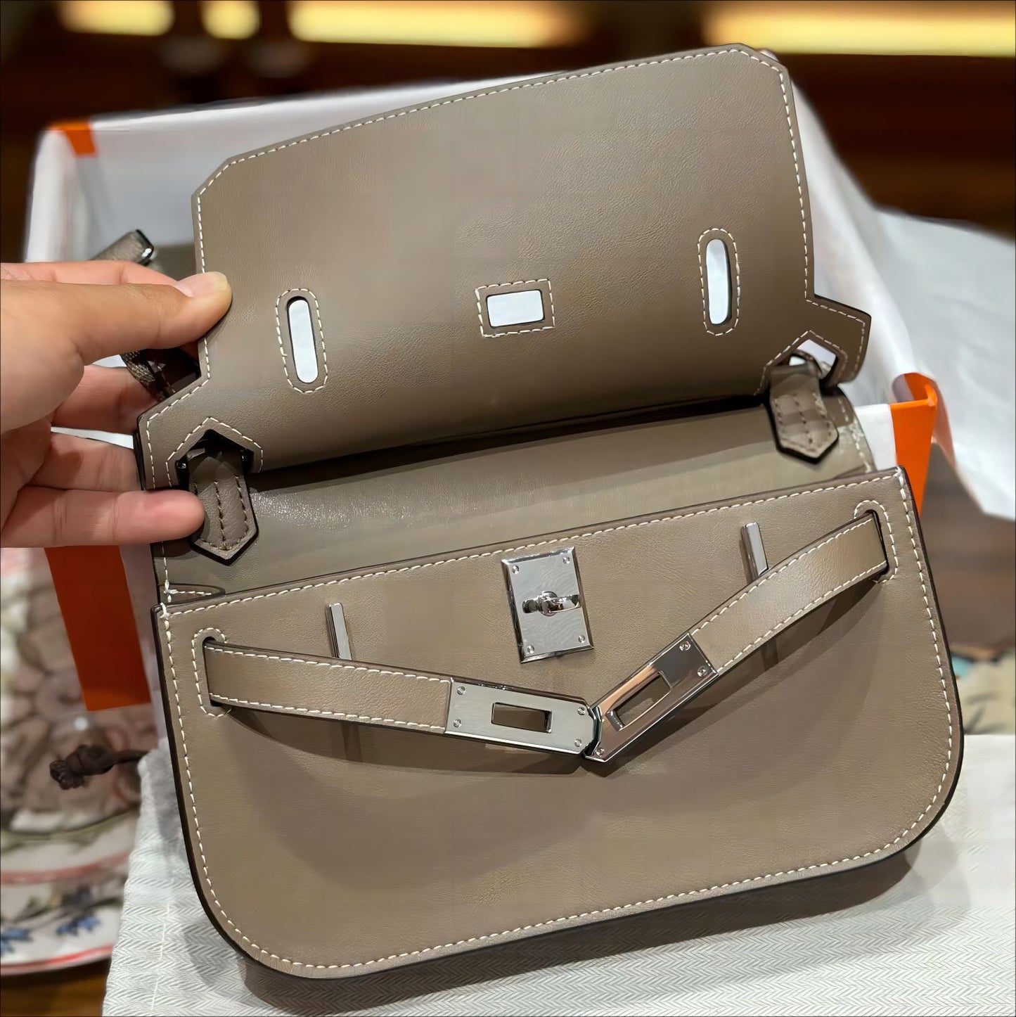 Women’s Leather Gypsy Mini Bag – Kelly Style Shoulder & Crossbody