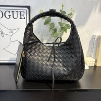 Woven Leather Shoulder & Tote Bag