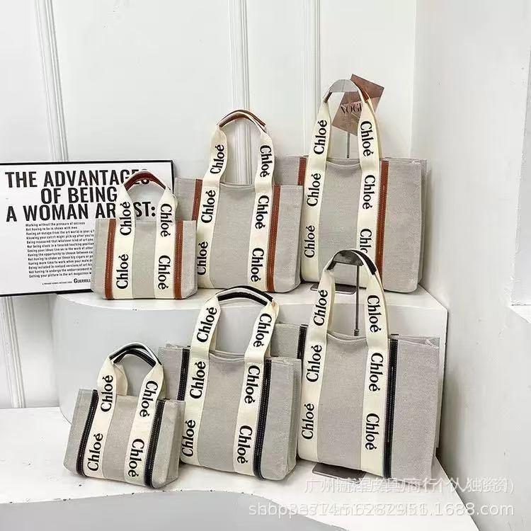 Canvas Tote Bag Women Large Capacity Shoulder Bag