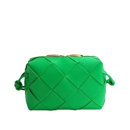 Women’s Quilted Leather Camera Bag – Handbag & Crossbody