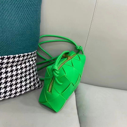 Women’s Quilted Leather Camera Bag – Handbag & Crossbody