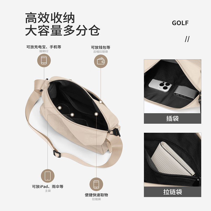 Women’s Lightweight Crossbody Bag – Casual Sport Commuter Canvas Bag