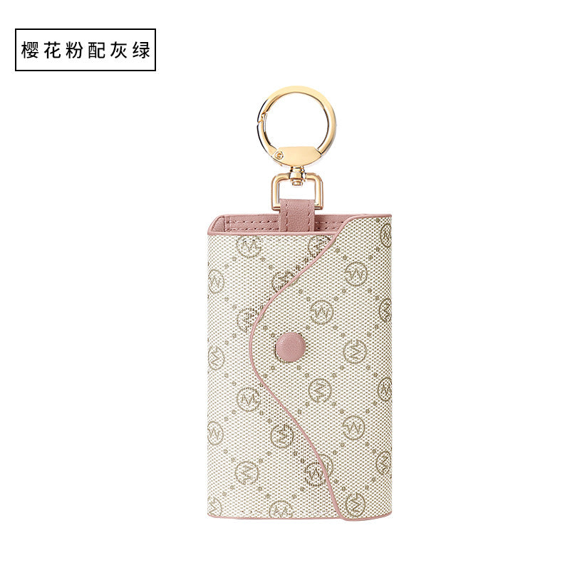 Women’s Key Holder Wallet – Multifunction Mini Key Case with Card Slots