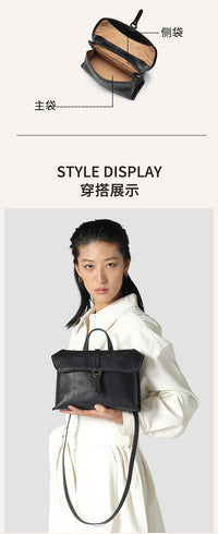 Women’s Luxury Vegetable-Tanned Leather Underarm Shoulder Bag