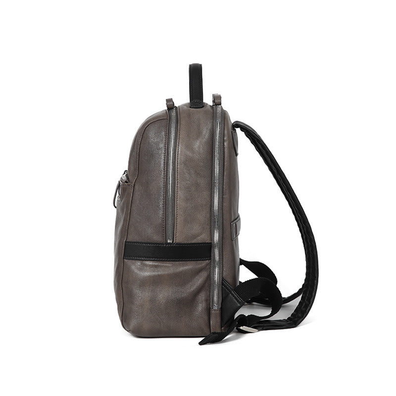 Women’s Full-Grain Dyed Leather Backpack – Genuine Leather Handbag