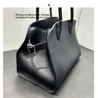 Women’s Lychee Grain Leather Tote – Large Handbag & Bucket Bag