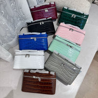 Women’s Crocodile Leather Mini Bag – Shoulder, Handbag & Crossbody