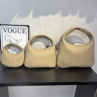 Women’s Woven Leather Round Bag – Handcrafted Handbag & Crossbody