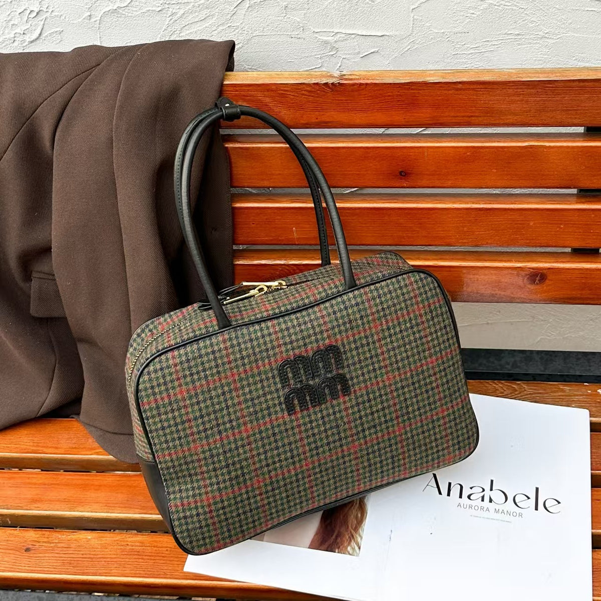 Women’s Leather Tote Bag – Large Vintage Briefcase Shoulder Bag