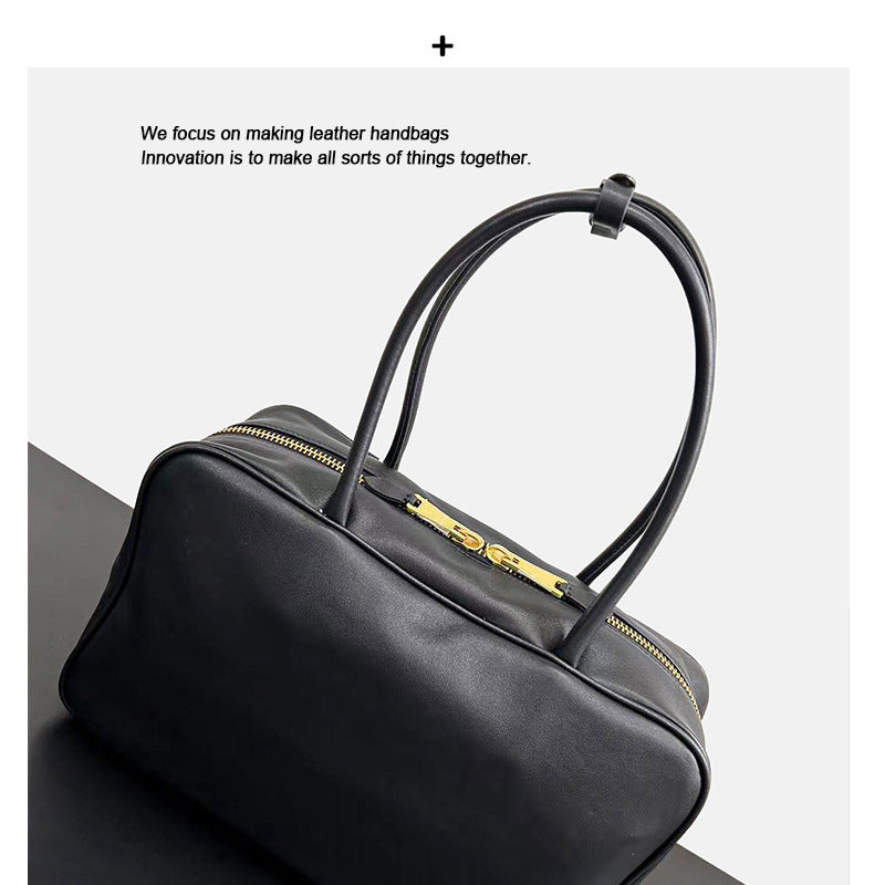 Women’s Leather Tote Bag – Large Vintage Briefcase Shoulder Bag