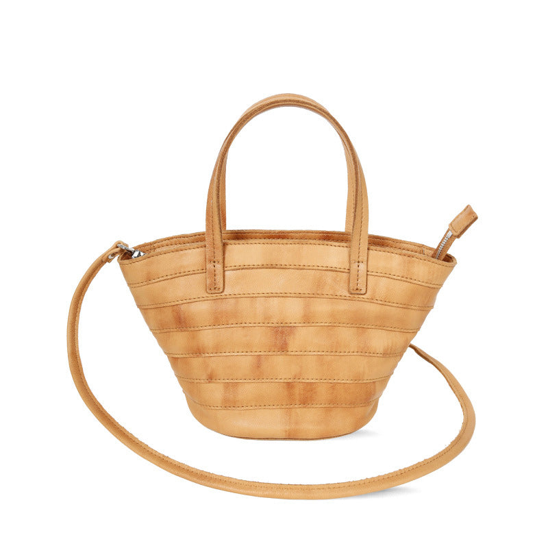 Women’s Genuine Leather Shoulder Bag – Handheld Shell Bag