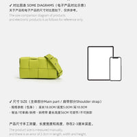 Woven Envelope Crossbody Bag – Small Square Handbag