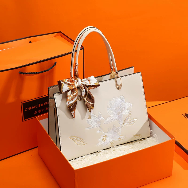 Embroidered Women’s Handbag – Perfect Birthday & Wedding Gift Bag