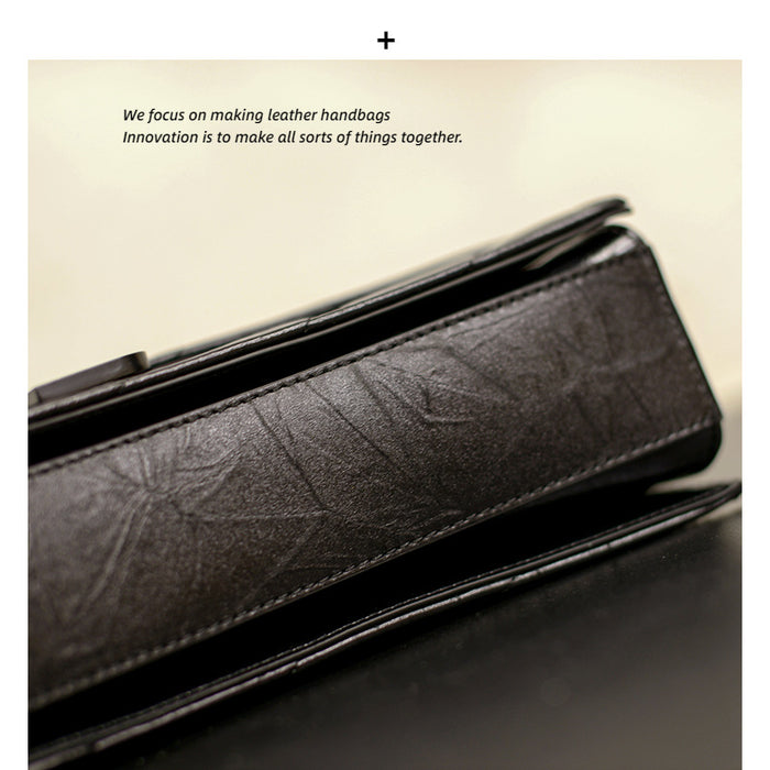 Women’s Quilted Leather Hourglass Bag – Chain Shoulder & Crossbody