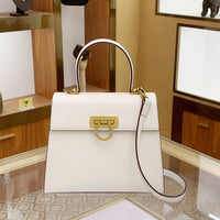 Women’s Leather Horseshoe Buckle Bag – Handbag, Shoulder & Crossbody