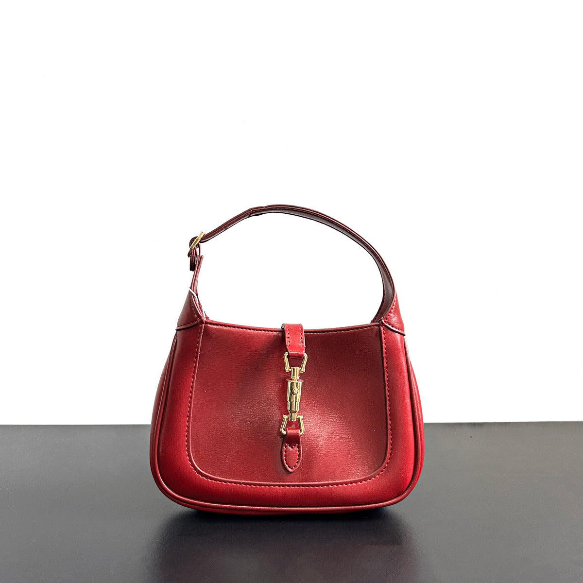 Minimalist Leather Shoulder Bag Women Underarm Crossbody Bag