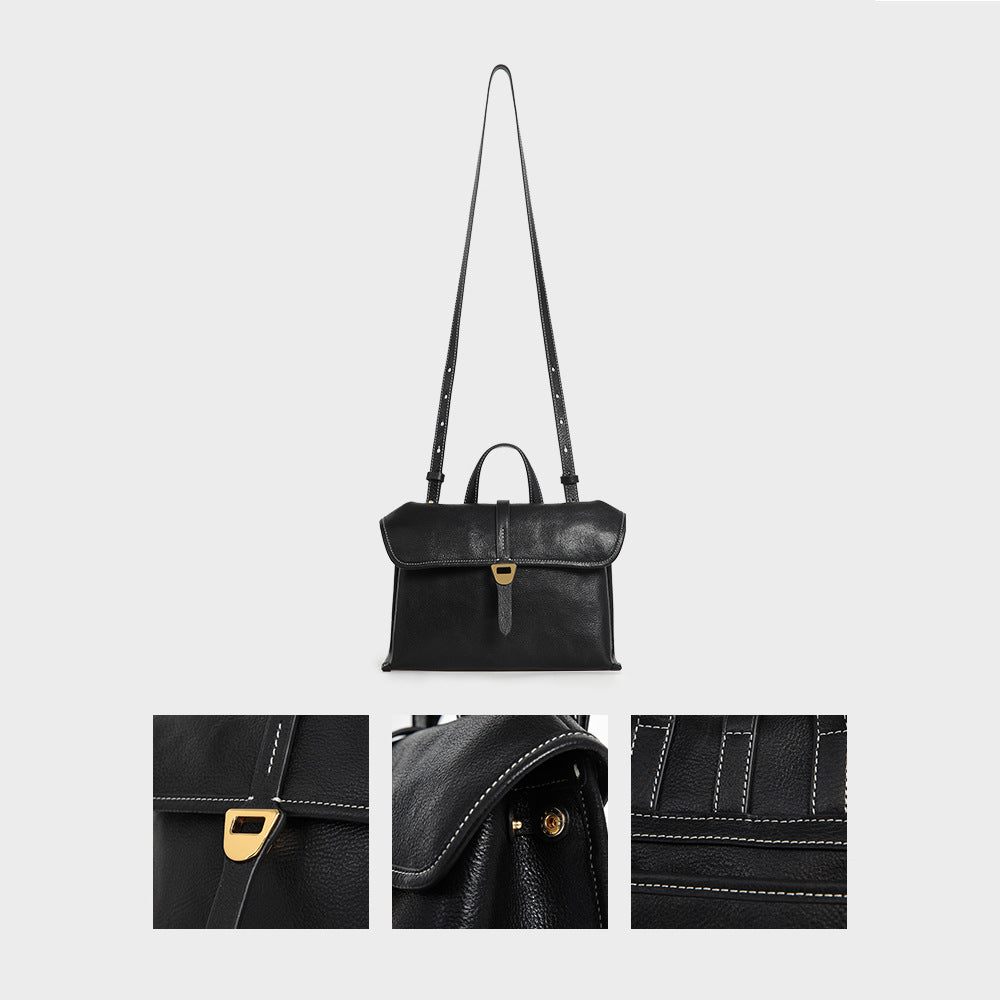 Women’s Luxury Vegetable-Tanned Leather Underarm Shoulder Bag