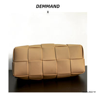 Women’s Woven Leather Waist Bag – Small Crossbody Chest Bag