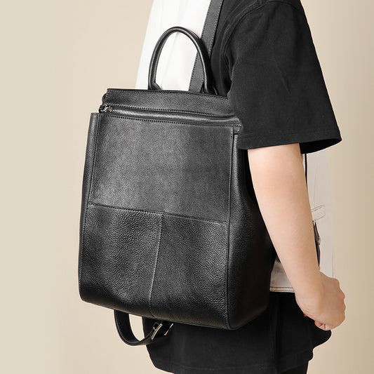 Women’s Full-Grain Leather Backpack – Genuine Leather Handbag