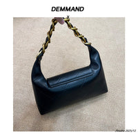 Large Leather Chain Shoulder Bag Women Crossbody Handbag