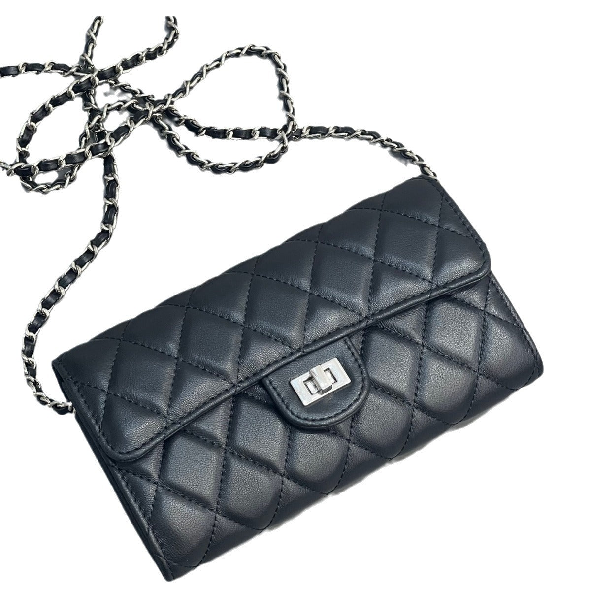 Small Leather Crossbody Bag Women Chain Phone Bag