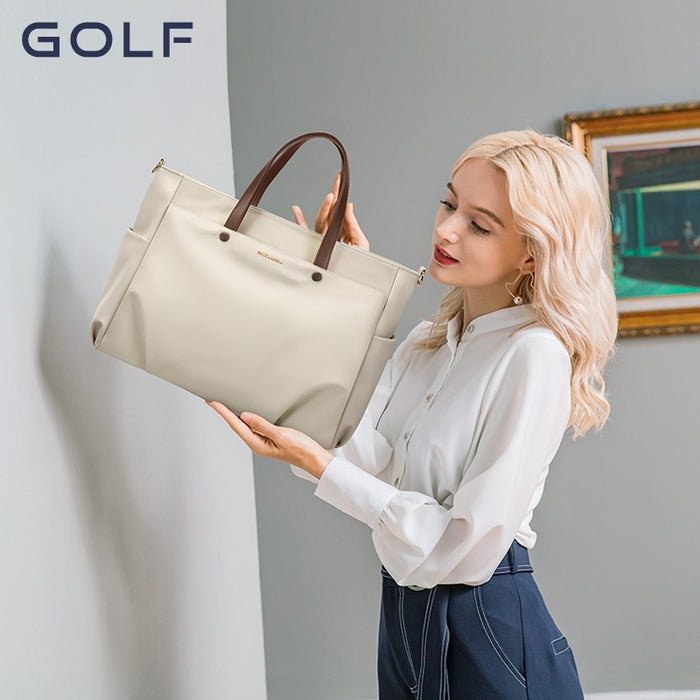 Women’s Waterproof Canvas Laptop Tote Bag