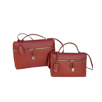 Women’s Vintage Leather Box Bag – Handbag & Crossbody