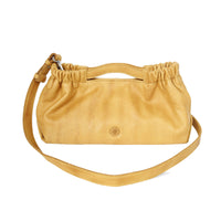 Women’s Full-Grain Leather Shoulder Bag – Cloud Shaped Soft Handbag