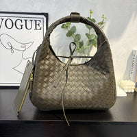 Woven Leather Shoulder & Tote Bag